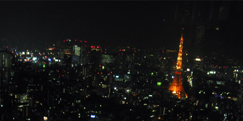 Tokyo Tower from Roppongi Hills