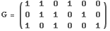 G Matrix